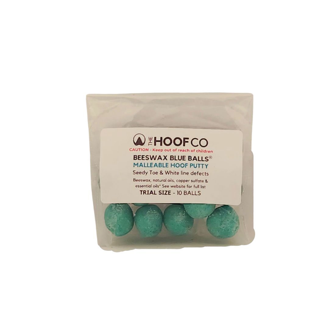 Beeswax BLUE Balls - Trial Size 10pcs