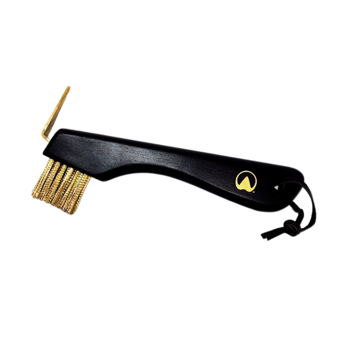 Hoof Pick with Copper Wire Bristles The Hoof Co