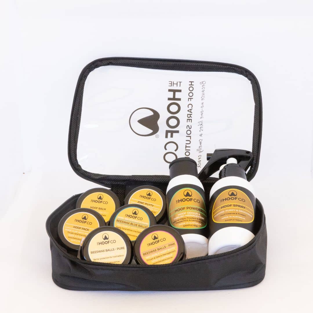 Trial size hoof wax for horses
