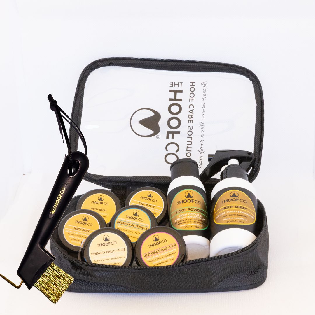 Travel size hoof care kit
