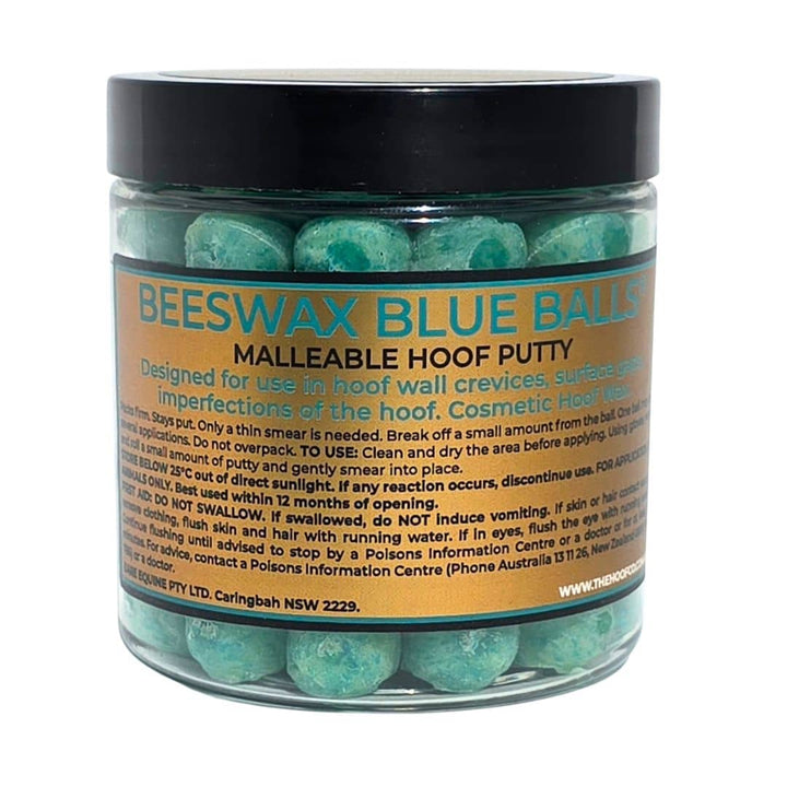 Beeswax BLUE Balls® Hoof Wall Crevice Wax