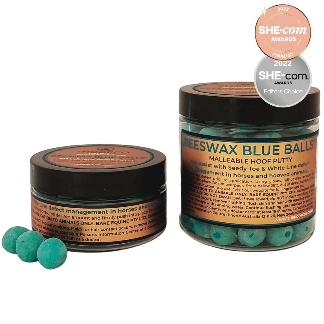 Beeswax BLUE Balls®️ for Seedy Toe & White line defects