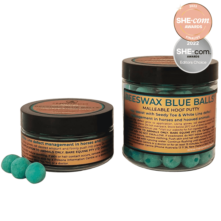 Beeswax BLUE Balls®️ for Seedy Toe & White line defects