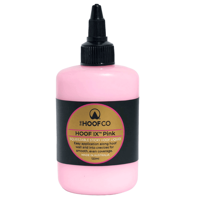 Hoof IX Pink squeezable hoof liquid with Manuka honey for horses