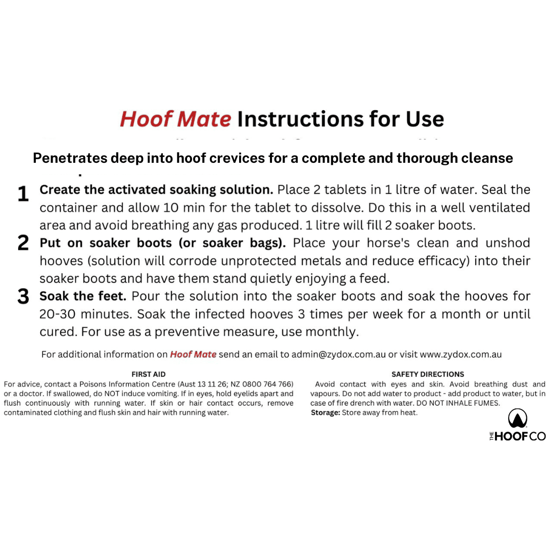 Hoof Mate Soaking Tablets Trial Size 6 Tablets