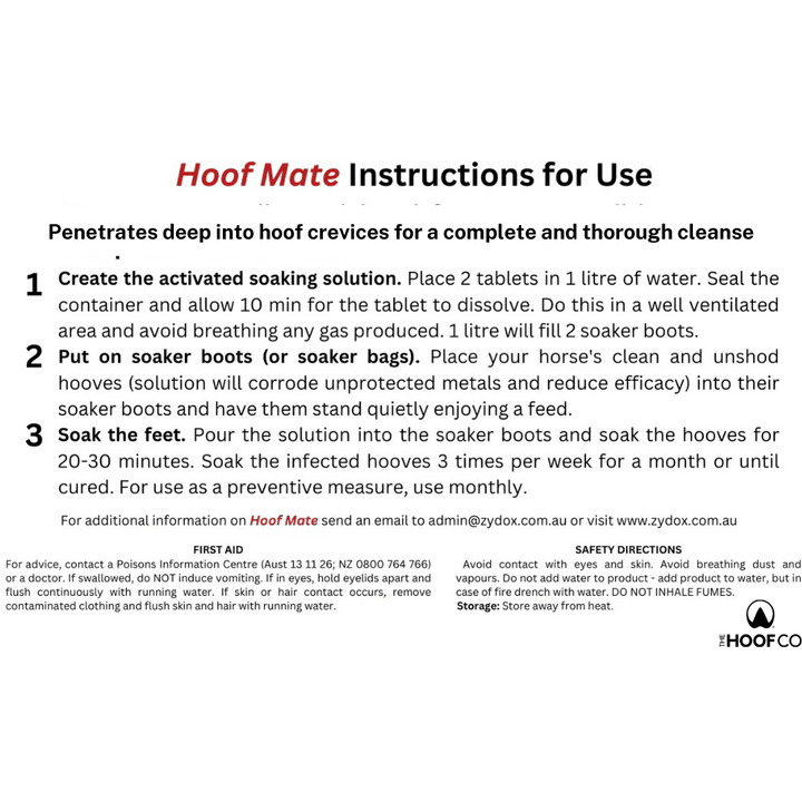 Hoof Mate Soaking Tablets Trial Size 6 Tablets