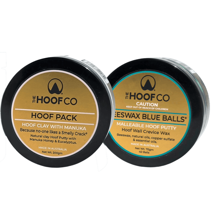 Hoof Pack Clay & Beeswax Blue Balls® Combo