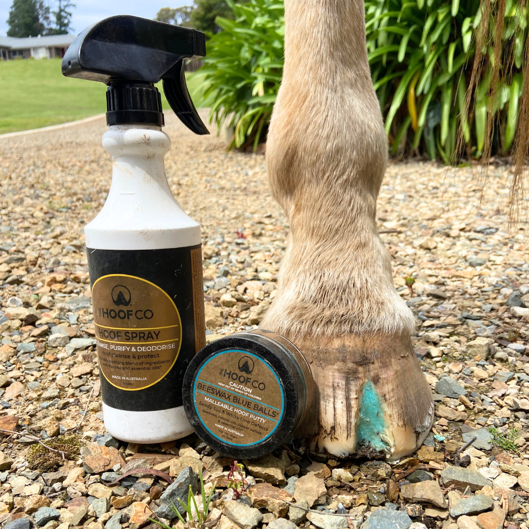 Hoof Spray and Beeswax Blue Balls