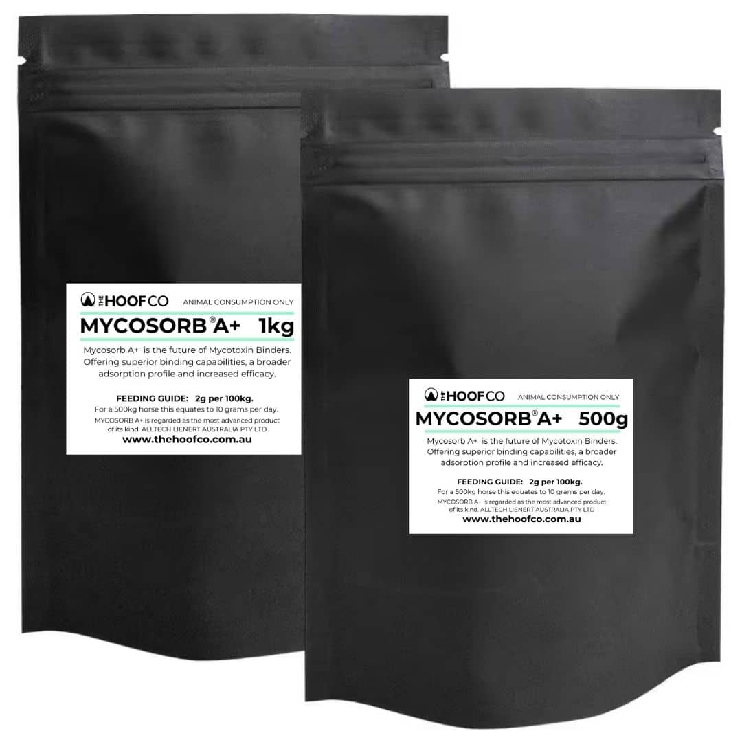 Mycosorb A+ for horses toxin binder comes in various sizes