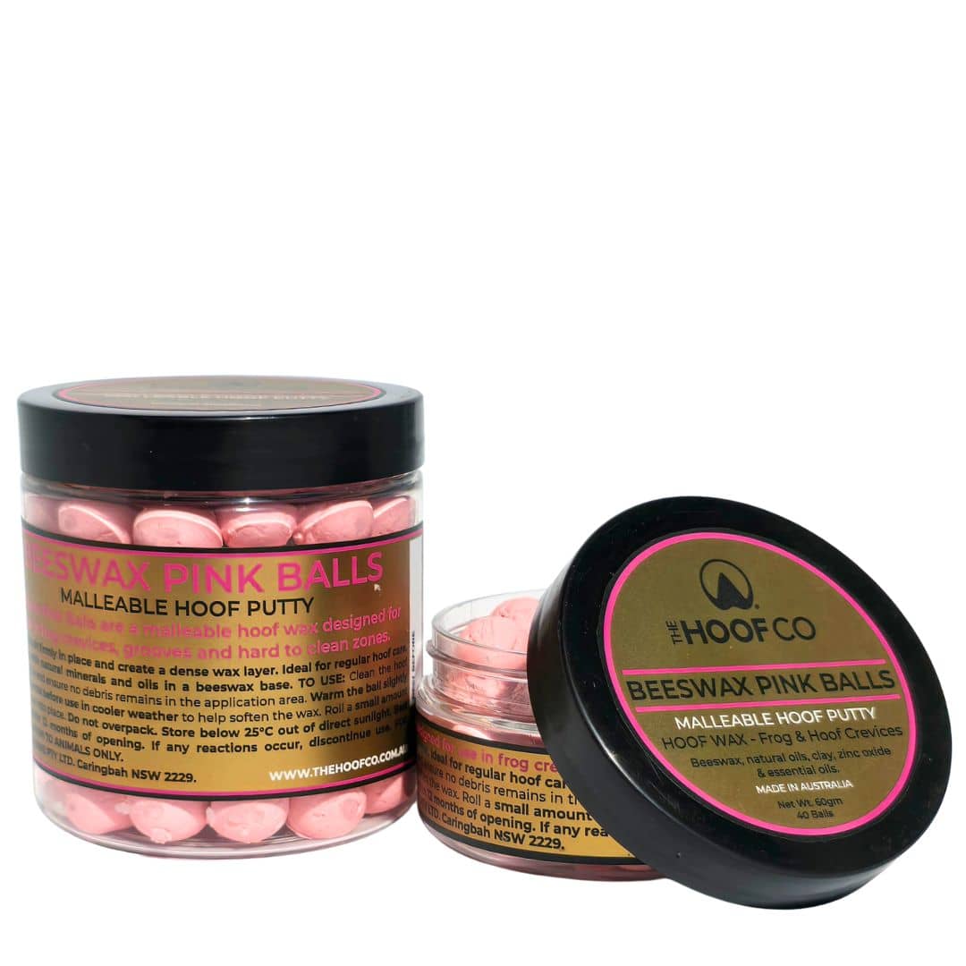 Beeswax Pink Balls - Frog & Hoof Crevice Wax