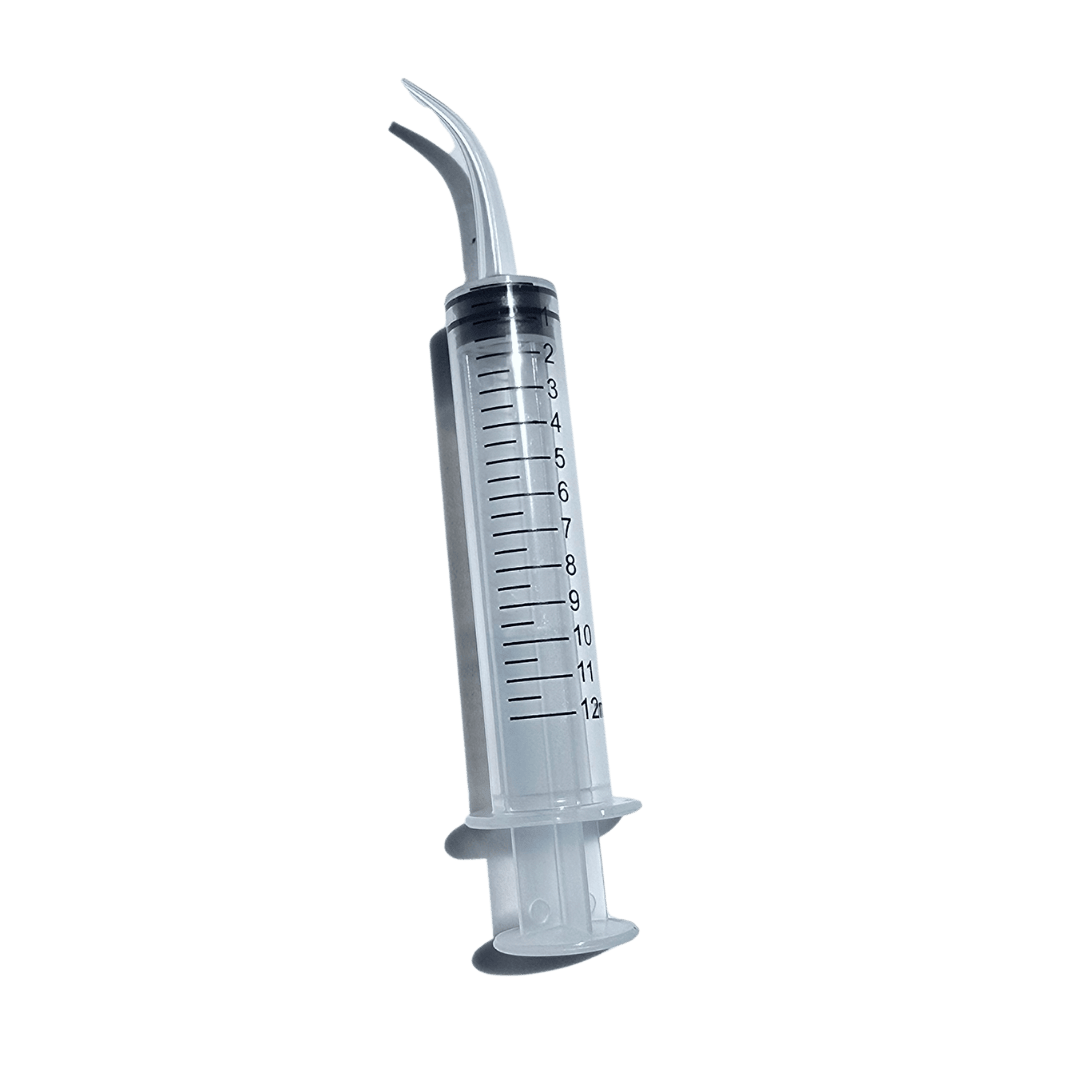 Curved Tip Syringe Hoof Applicator