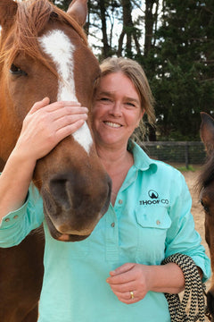 Julie Wright, founder of The Hoof Co, equine hoof care professional Australia