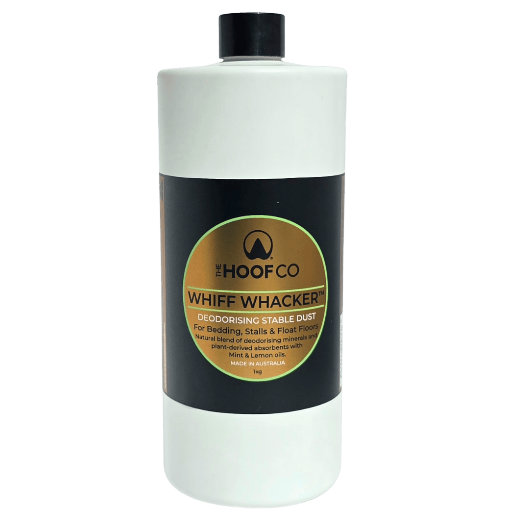 Whiff Whacker deodorising powder for stables and horse floats
