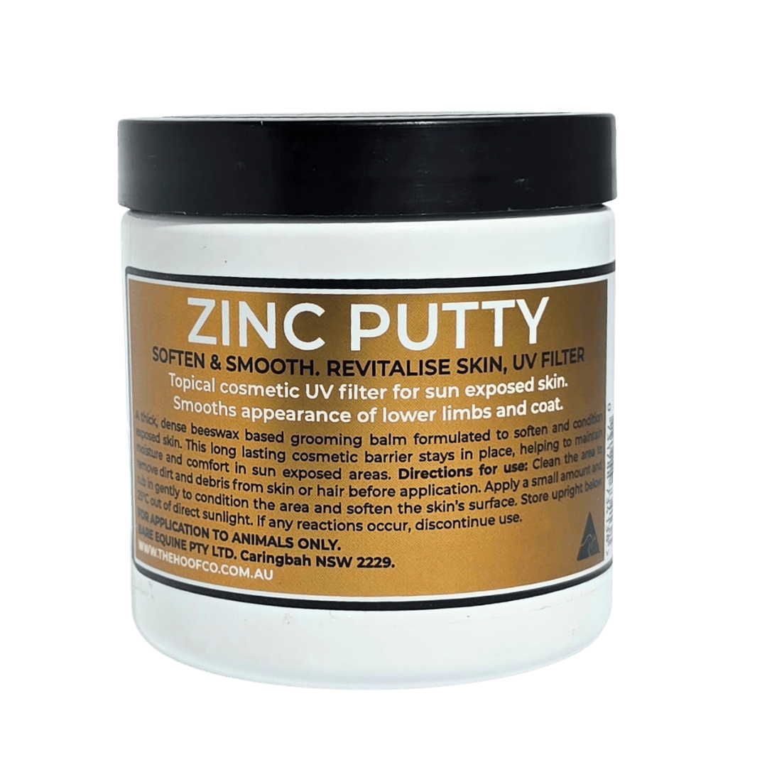 Zinc Putty for horses applied to fetlock and pastern skin